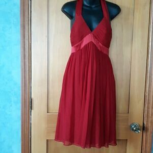 Maggy London Silk Halter Gown Size 4